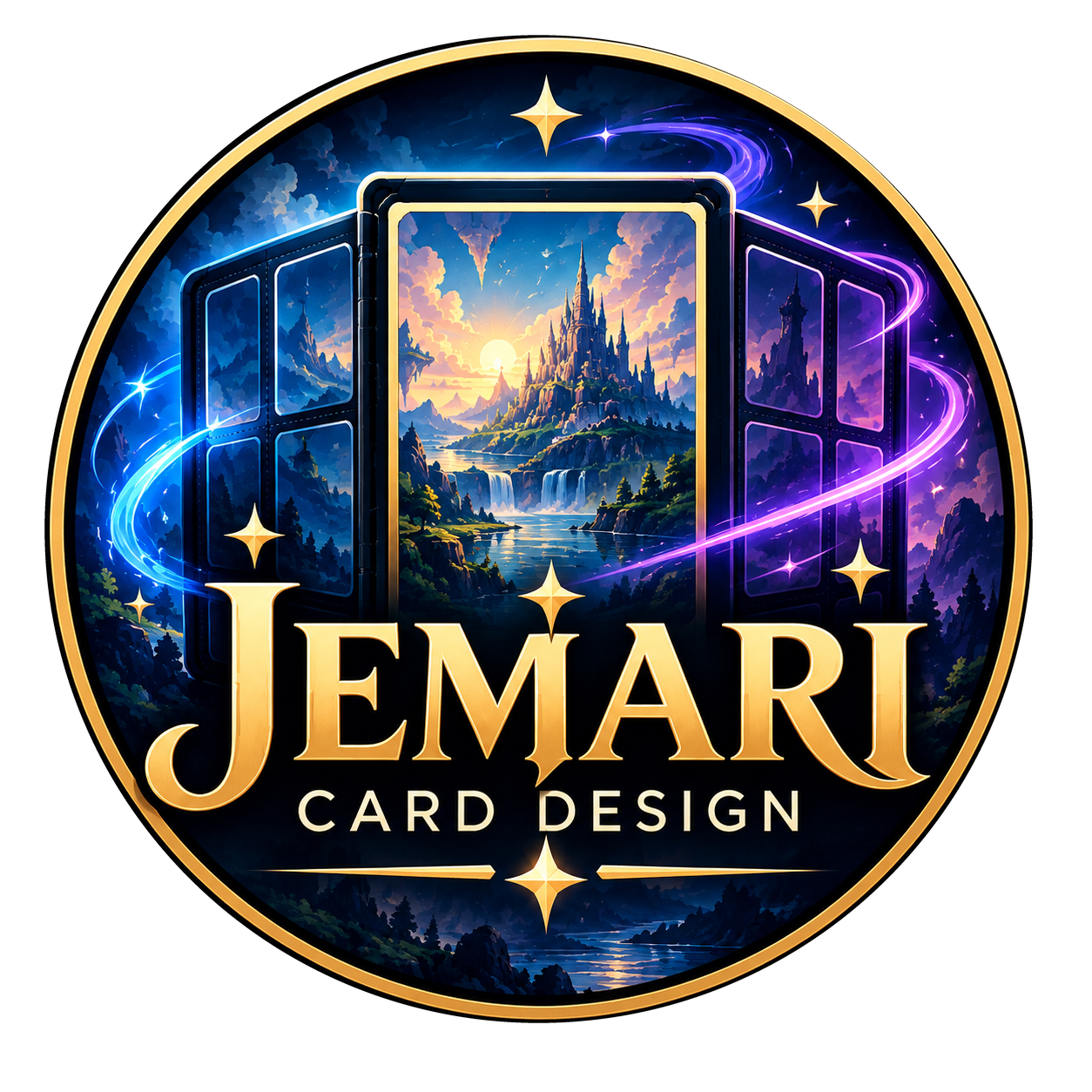 Jemari Card Design Logo